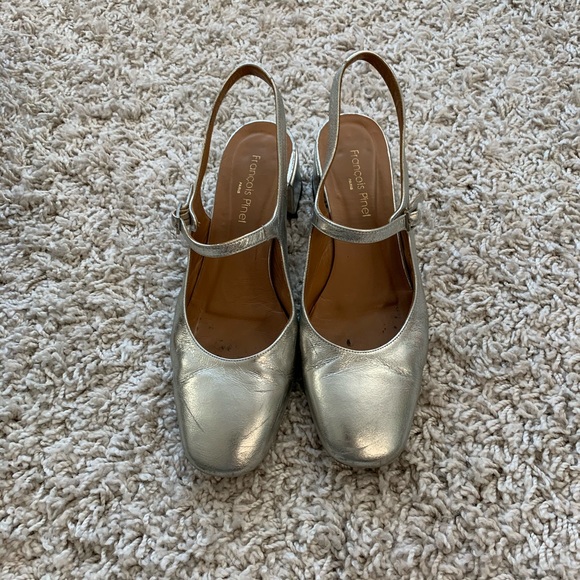 Francois Shoes Francois Silver Metallic